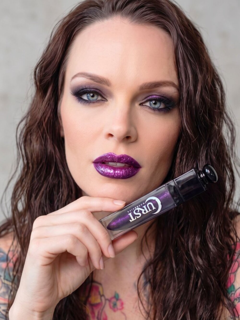 Curst Kosmetics Magic Liquid Lipstick Shimmering Purple Glitter Makeup Sz OS NWT